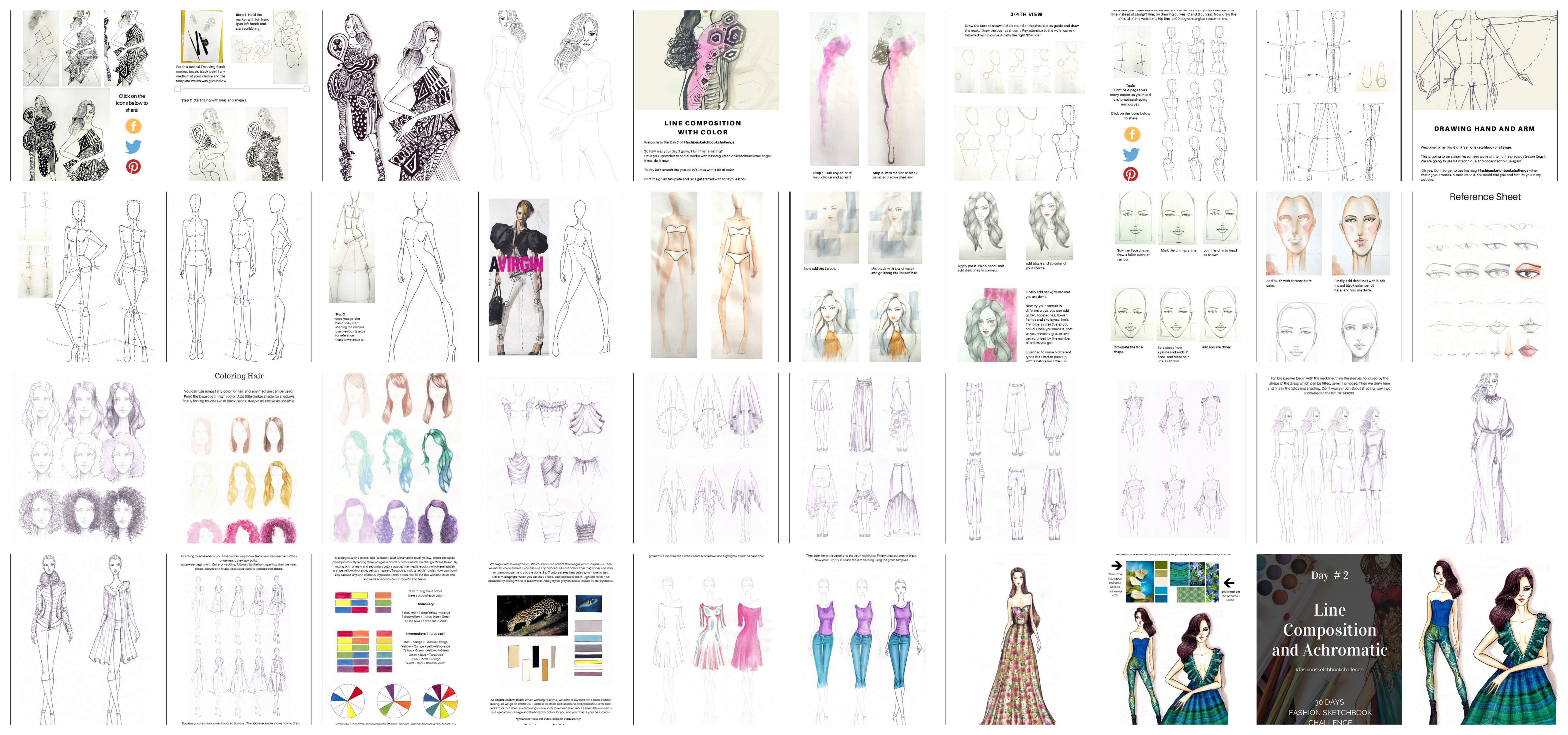 Learn step by step fashion design tutorials which includes fashion illustration, pattern drafting, sewing, fashion business and fashion freelancing with lots of free downloads and printables.And also Check out the free fashion sketching course here https://goo.gl/bTalfd