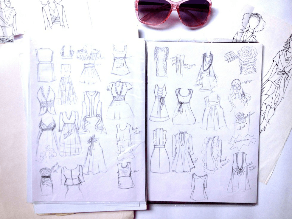 Fashion Sketchbook for Sketching Your Fashion Design Ideas, Drawing  Illustration Styles, and Building Your Design Portfolio 