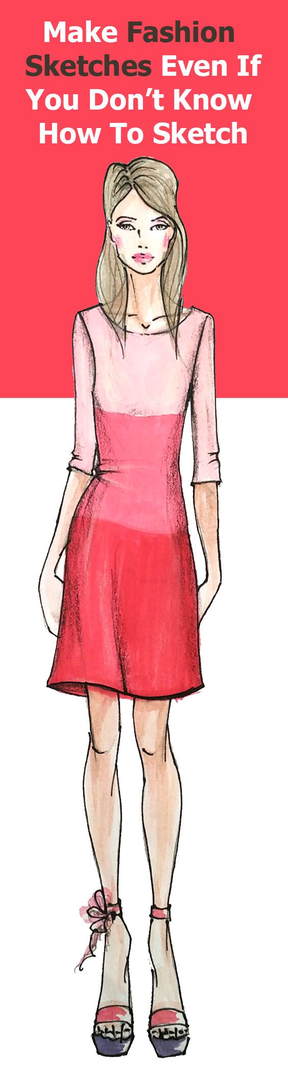 Lear how to make fashion design sketches step by step quickly with this fashion illustration tutorial and free fashion templates downloads. let's go!