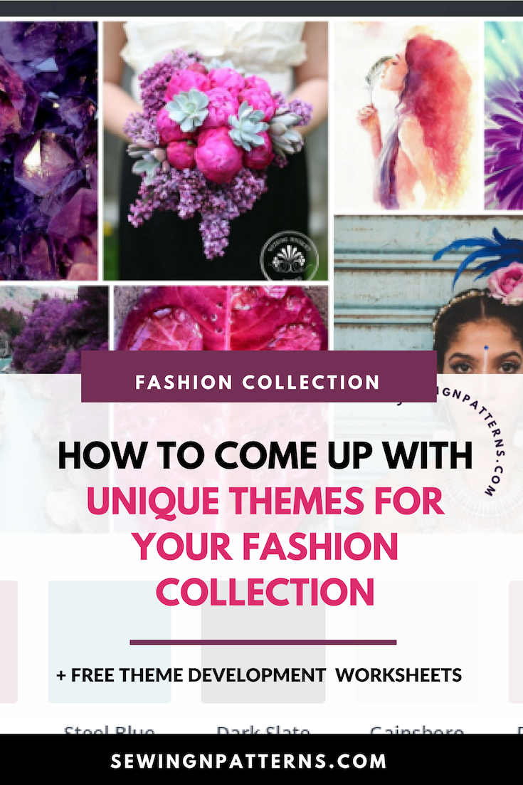 Wanna Design Fashion Collection? The first thing people stuck is comming up with a perfect theme. For real it takes me less than 5 minutes to come up with a unique theme and I am gonna show you how you can too! I even got worksheet and a video for you too! Click here NOW... | fashion line | clothing line ideas | diy clothing line | clothing line branding | boutiques clothing | how to make a clothes line | inspiration clothing | how to start a clothing line | how to clothing
