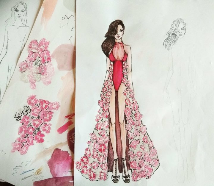 How to draw a fashion sketches like a fashion designer in 15 minutes