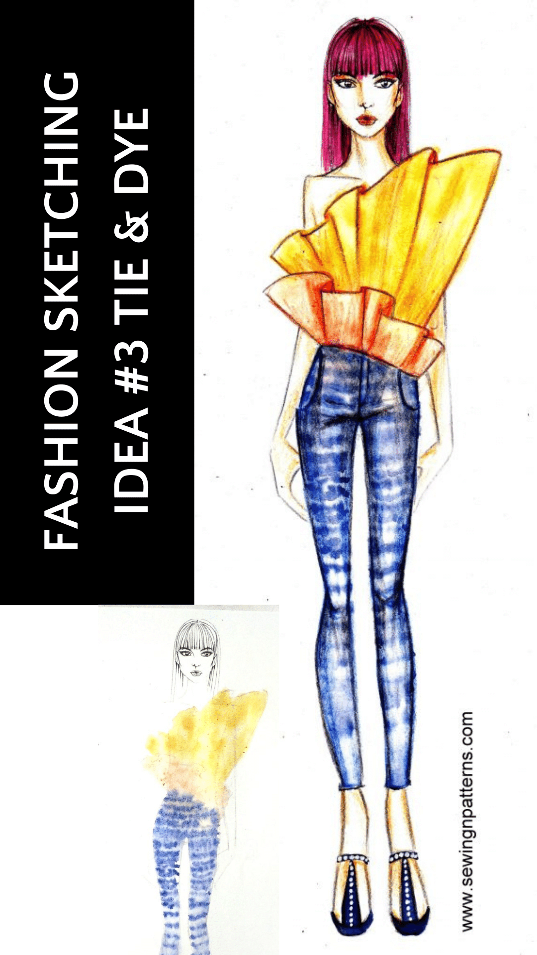 6 Extremely Simple Fashion Sketching Ideas (#6 will blow your mind ...